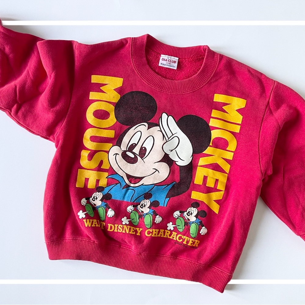 Vintage Mickey Mouse Sweater 4-5t
